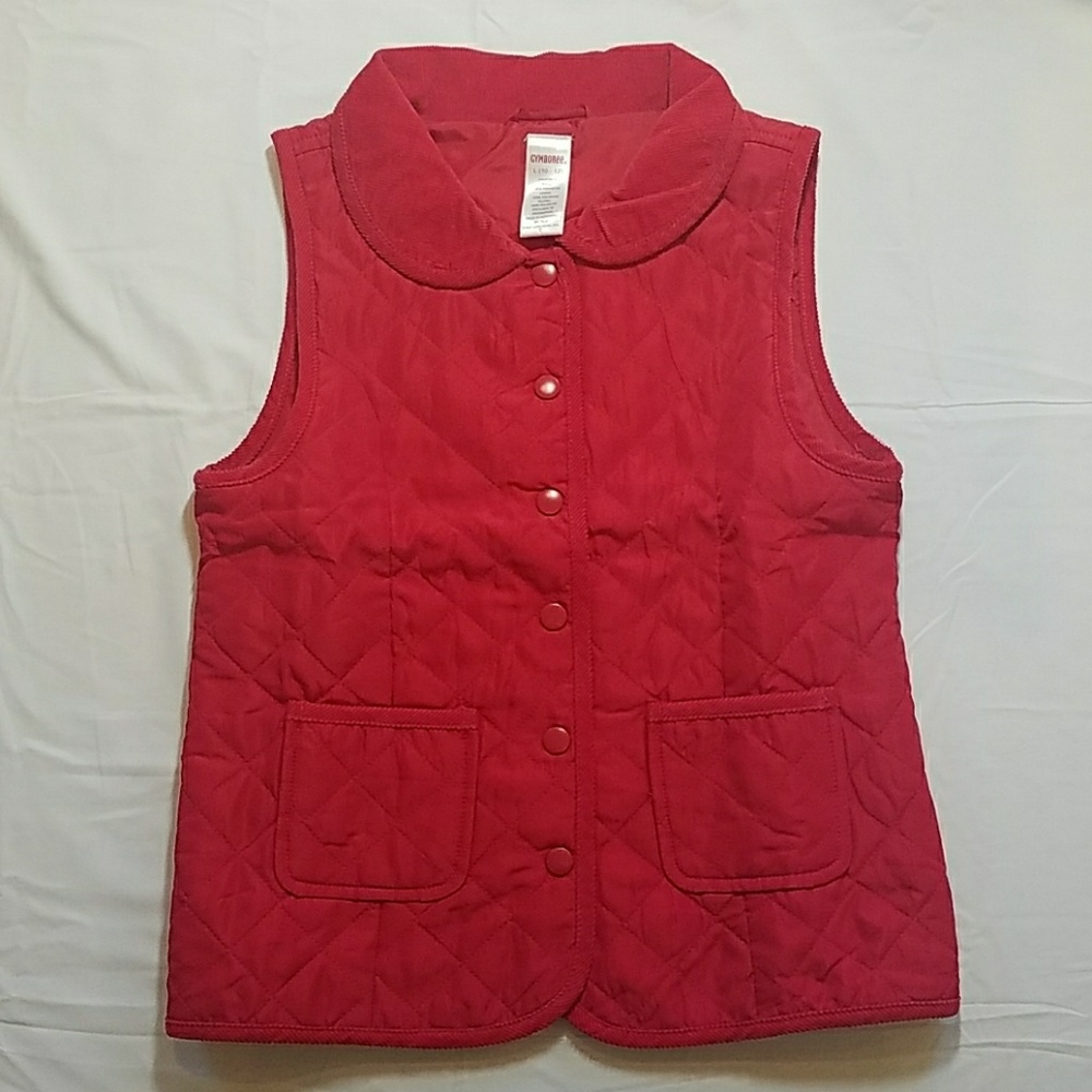 Gymboree red vest, 10-12